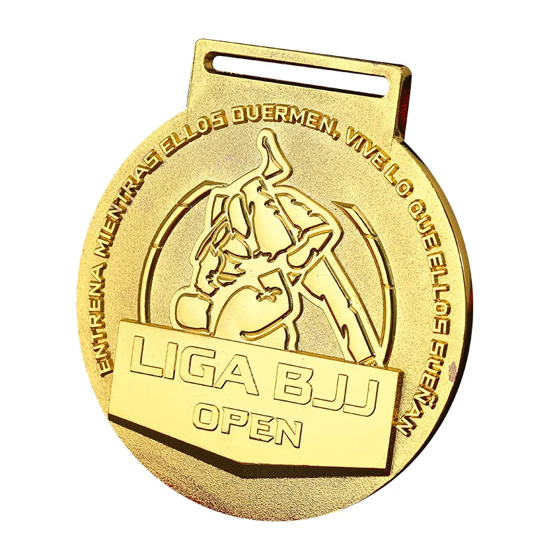 Wholesale Cheap Custom Logo Handmade Cheap Price Metal Sports Marathon Medal Sport Weightlifting Judo Medals
