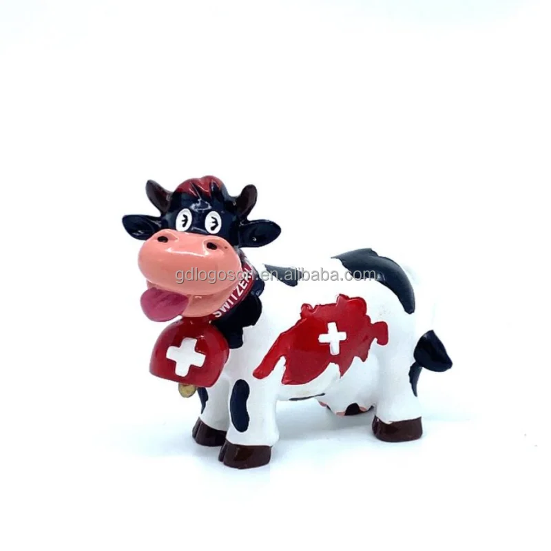 Supplies Round Shape Customised Travel CitiesTourist Souvenir Refrigerator Magnets Switzerland Metal Fridge Magnet Custom Logo