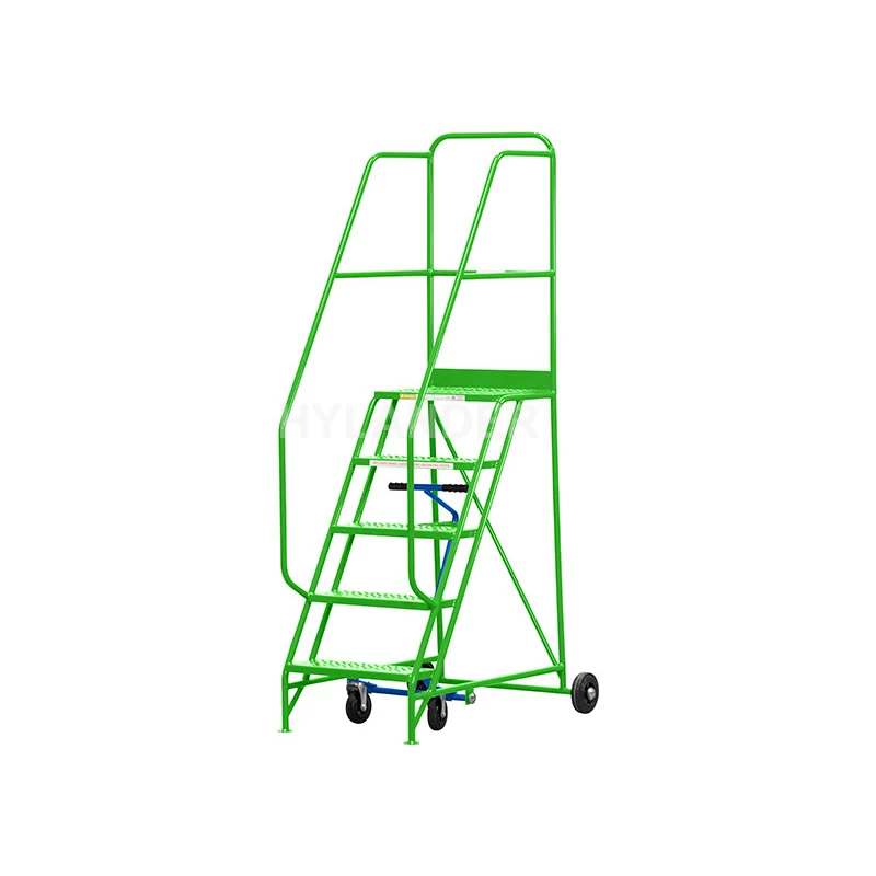 Warehouse supermarket portable step moveable stair non slip safety step easy transportable step ladder for warehouse