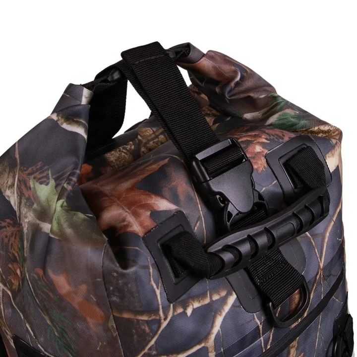 Black tactical backpack 2019 heat sealed heavy duty 500D PVC camping sport 40 Litre hiking hunting tactical dry bag outdoor gear