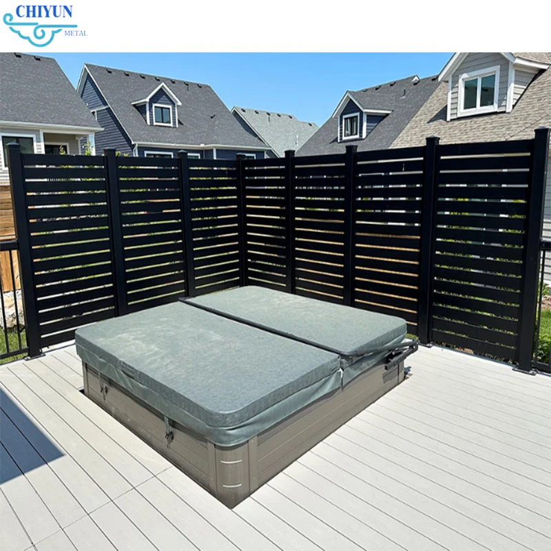 Factory Directly Supply Country High Quality Aluminum Ornaments Fence Panels Metal Fence Material Outdoor Fence