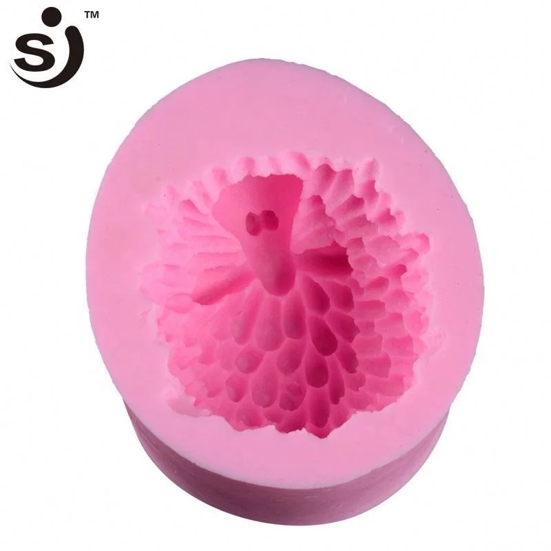 Non-stick Easy To Demould 3d Sheep Design Silicone Candle Molds Making Candle