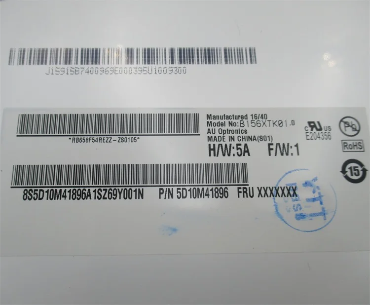 Brand New  laptop led touch screen for lenovo 310-15 b156xtk01.0 5d10m41896