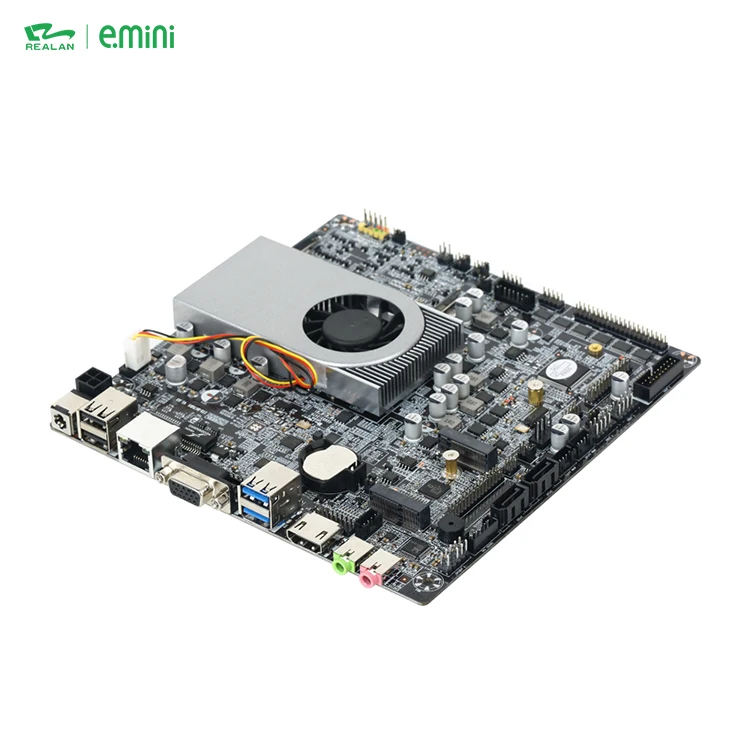 Тонкая материнская плата Mini-ITX Mini ITX со встроенным процессором и видеокартой 17*17*2