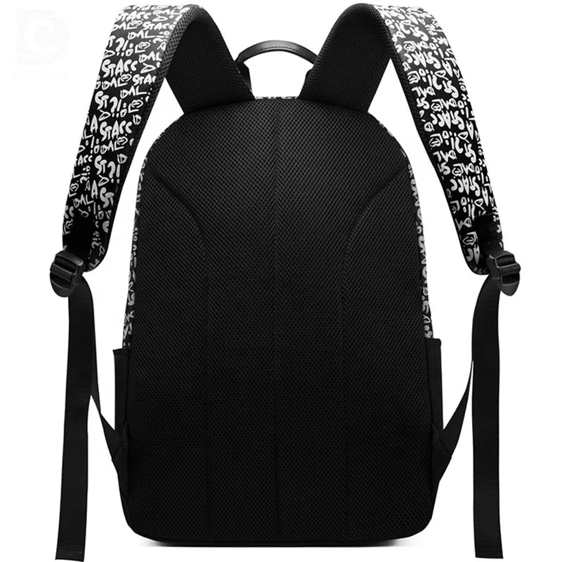 Fashion Design Stylish Night Sport Shiny Nocturnal Luminous Reflective Rucksack Custom Waterproof Womens Student Backpack