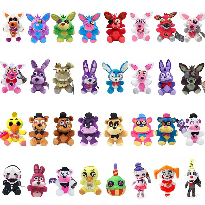 standard famous cartoon character Five Nights at Freddy Plush movie character soft toys