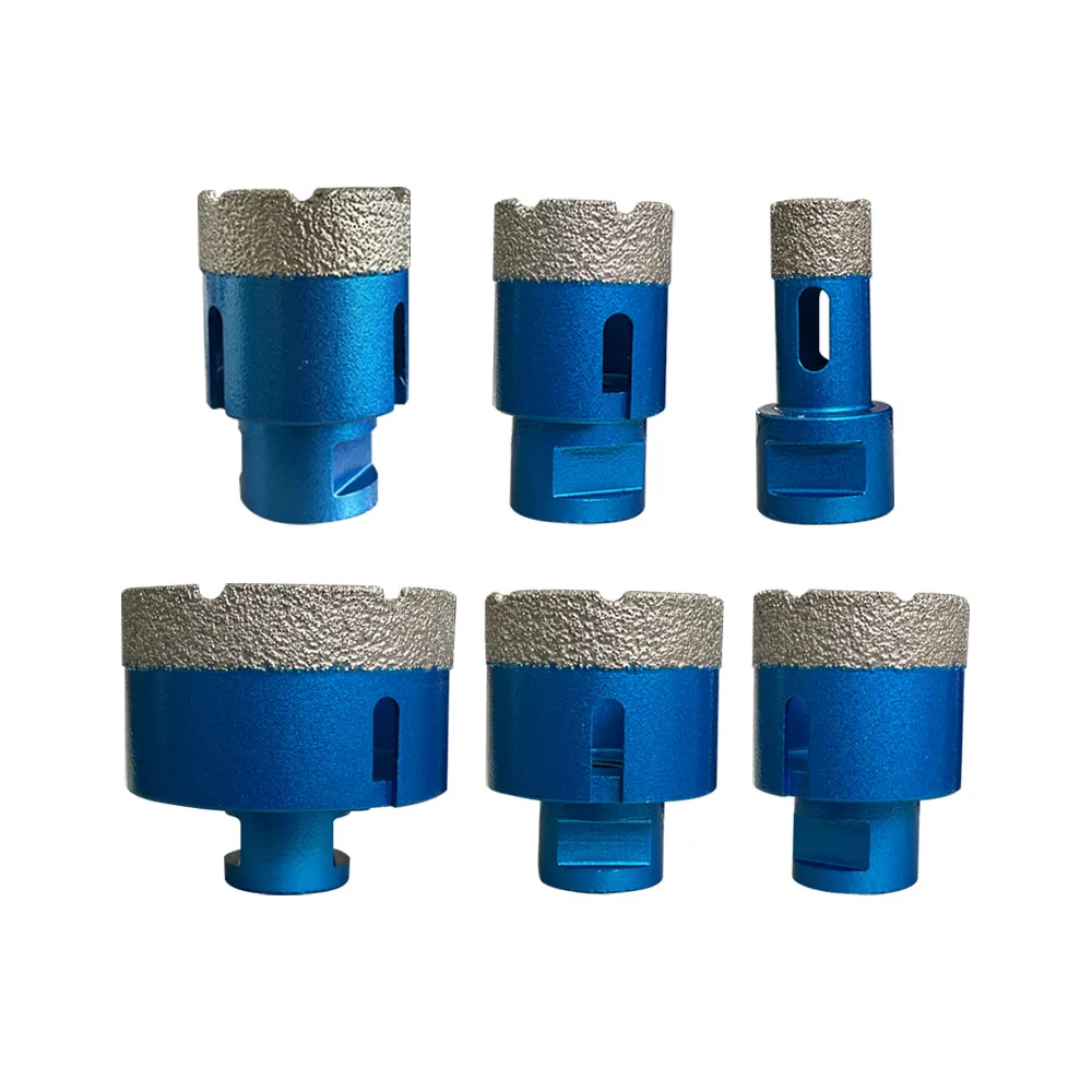M14 Angle grinder dry vacuum brazing diamond crown core bit hole saw kit for ceramic tile granite