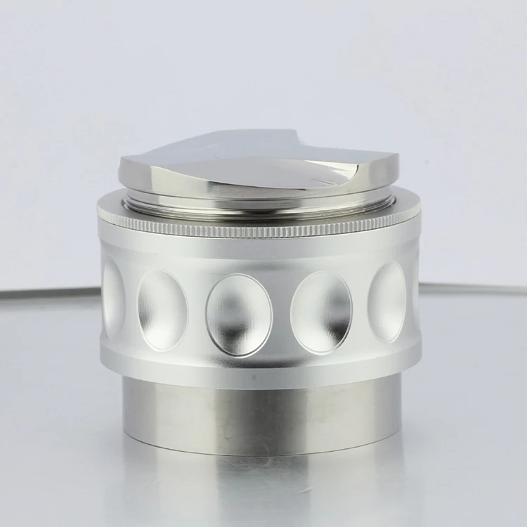 HIGHWIN Adjustable Depth 3 Angled Slopes Base 2 in 1 Stainless Steel Coffee Distributor & Tamper with Spring Loaded