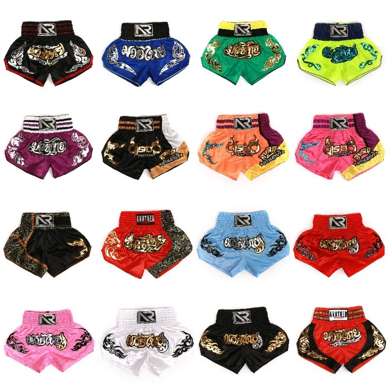 Custom Mma Shorts Fitness Breathable Boxing Tiger Kickboxing Fight Pants Sanda Training Cage Fighting Grappling Muay Thai Shorts