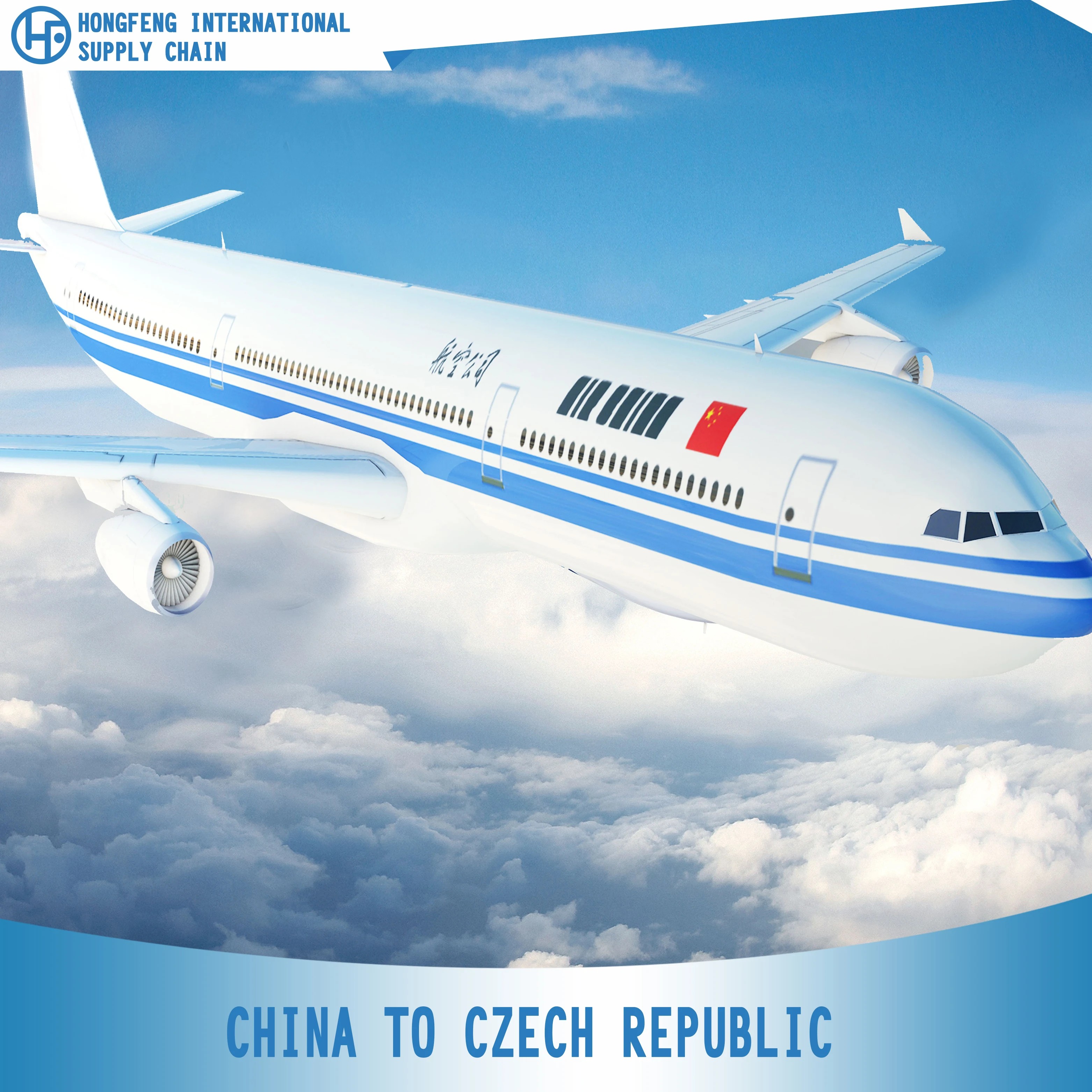 Door to door air freight and express delivery from Shenzhen, China to the Czech Republic