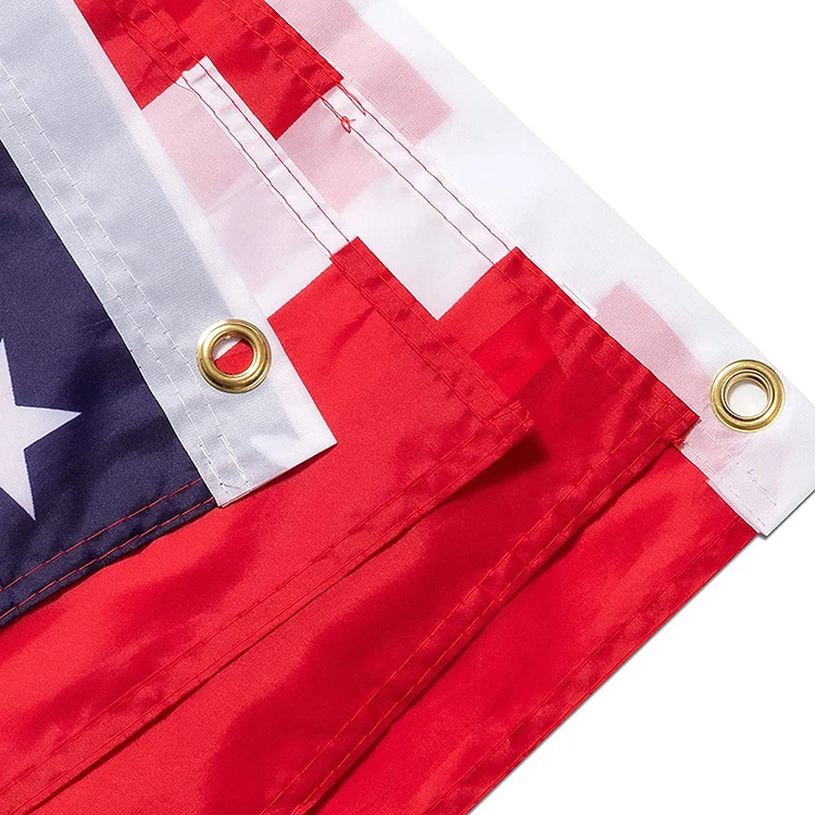 Homissor Canadian Flag Embroidered Canada National Boat Flags 12x18 Inch Sewn Stripes Heavy Duty Outdoor with Brass Grommets