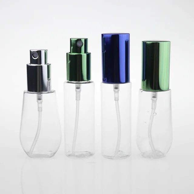 Wholesale 15ml Plastic Bottle with Blue/Silver/Red/Black Spray Lid, Portable Fragrance Bottle