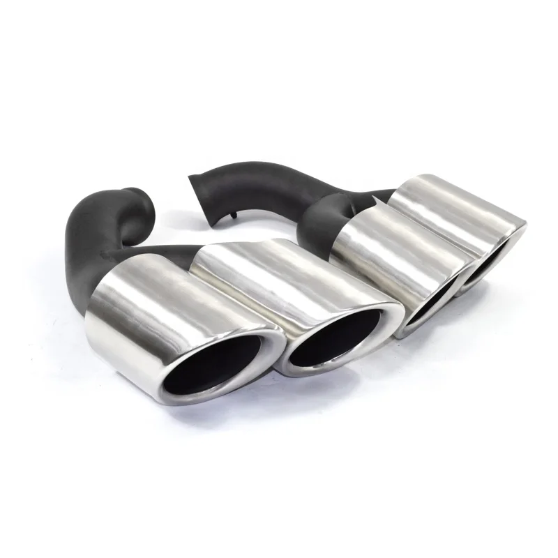 SYPES high quality GTS type exhaust muffler tip modified  for porsche 2015-17 years Cayenne original changed four tip