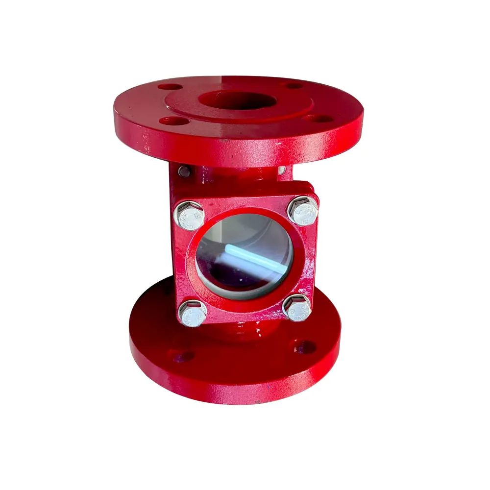 ASTM A216 Gr. Wcb Upto Sight Glass Valve  Double Window Sight Glass flow indicator
