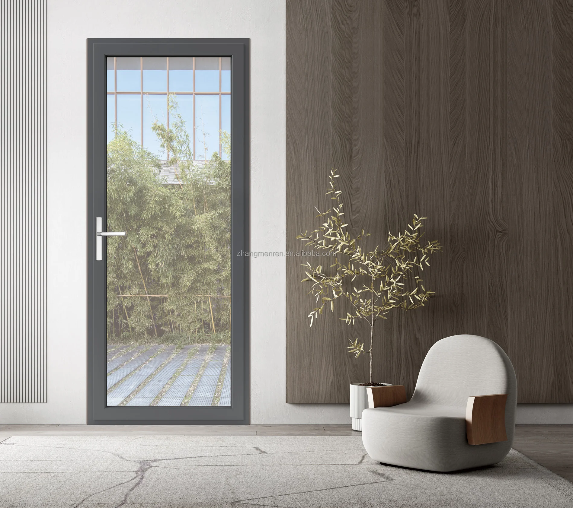 Алюминиевые окна и двери NFRC поставщик металлических раздвижных дверей с сеткой