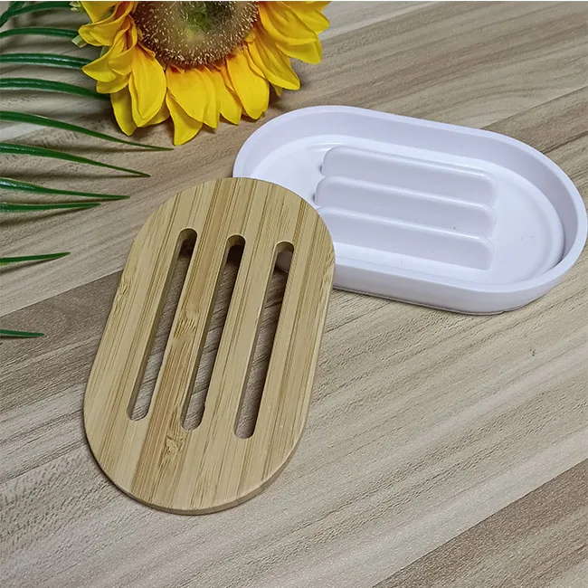 White bamboo safety products made of natural materials soap case box bar boxing soap boxes