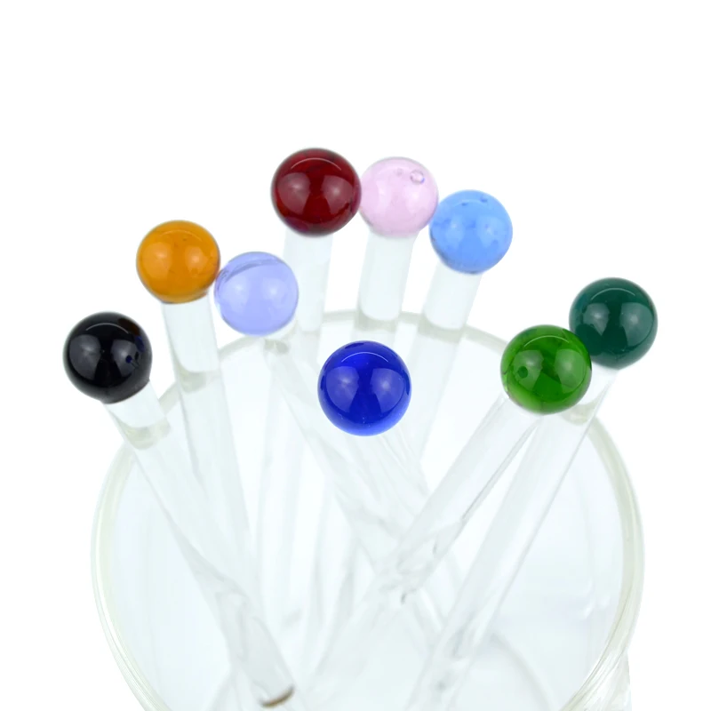 custom stirrer Birds on glass cocktail stirrer handmade glass swizzle sticks