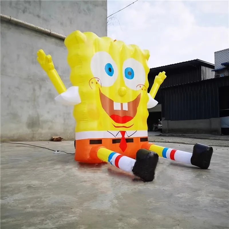 Custom Inflatable Cartoon Characters Giant Advertising Inflatable Animal Cartoon Inflatable Spongebob For Decoration