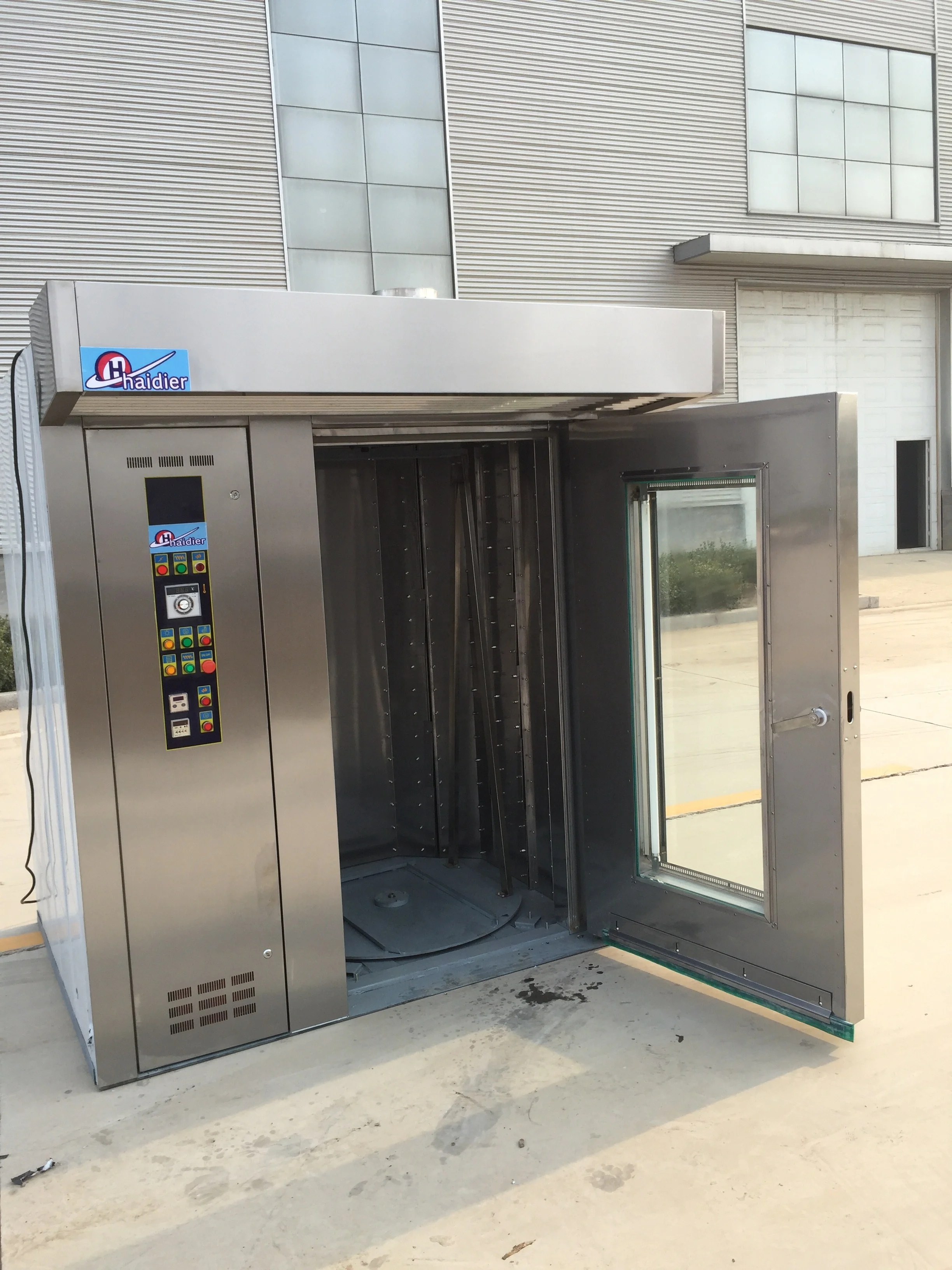 
64 trays bakery rotary oven price big gas trolley rack oven for baking loaf bread 