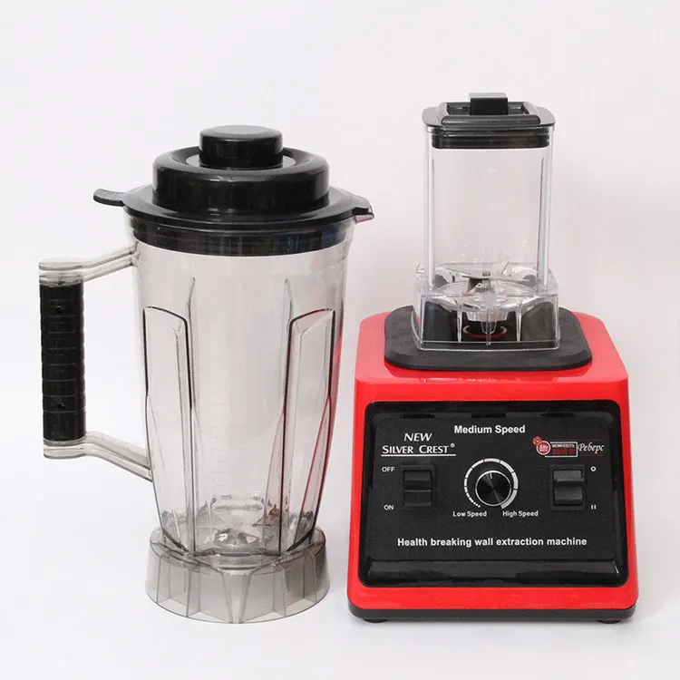 8000W Silver Crest 3L Multifunctional Blender with 8 Blades Household Mixer Juicer Ice Smoothies Maker