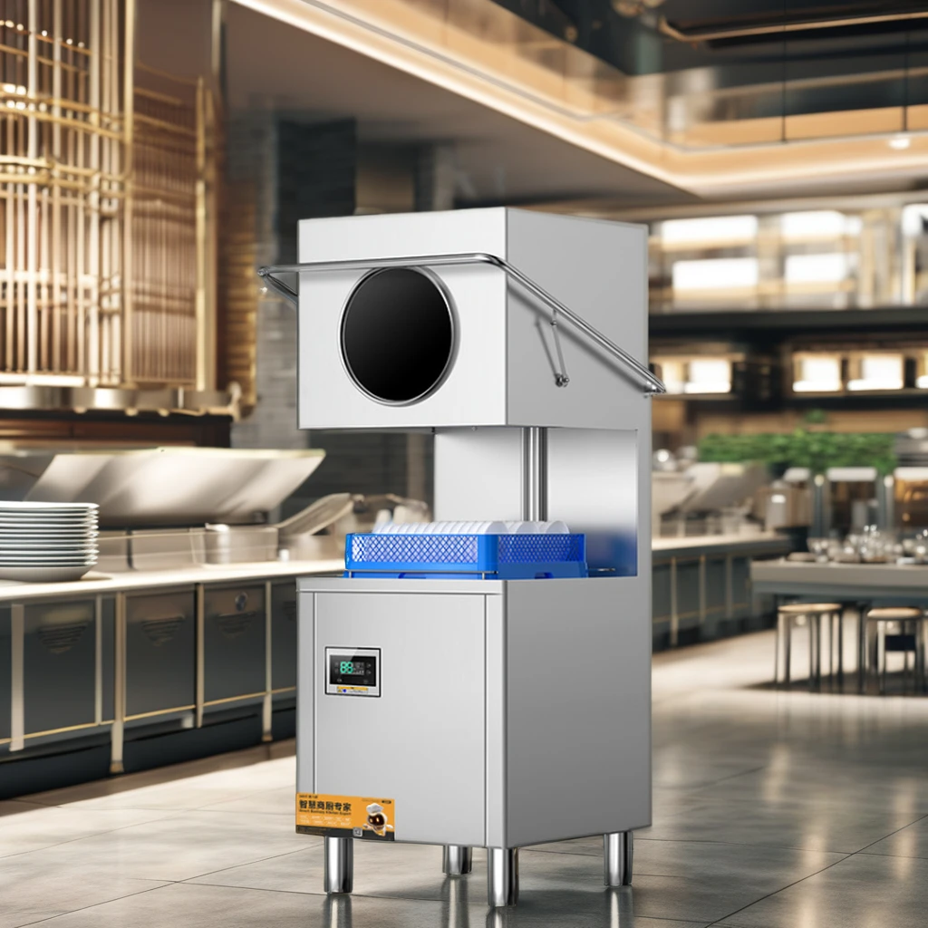 Modern Kitchen Machine dishwashing Observation Window Dish machine washer energy conservation Commercial Machine dishwasher