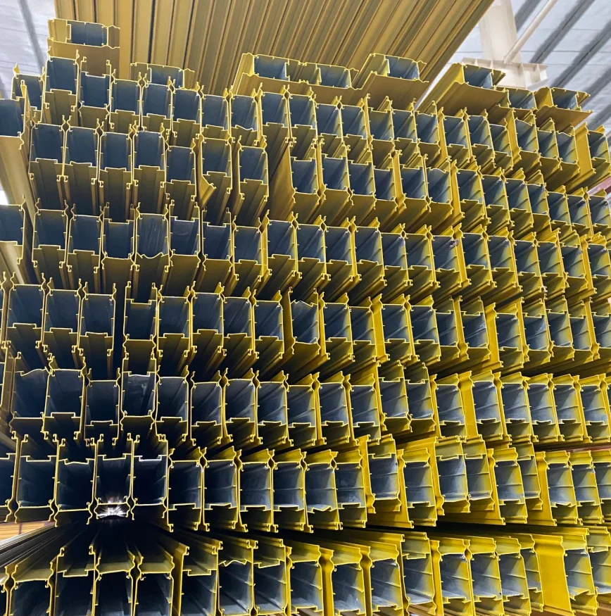 Aluminium Alloy 6061 T6 wooden grain colors profiles square shapes rectangular tubes