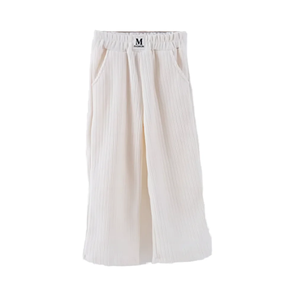 kids clothing causal cotton straight khaki pants custom outdoor plus size baggy pants & trousers for children