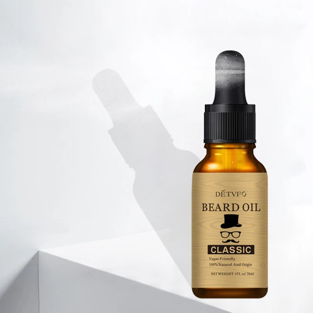 Private Label Natural Pure Beard Growth Oil Organic Mens Beard Essential Oil
