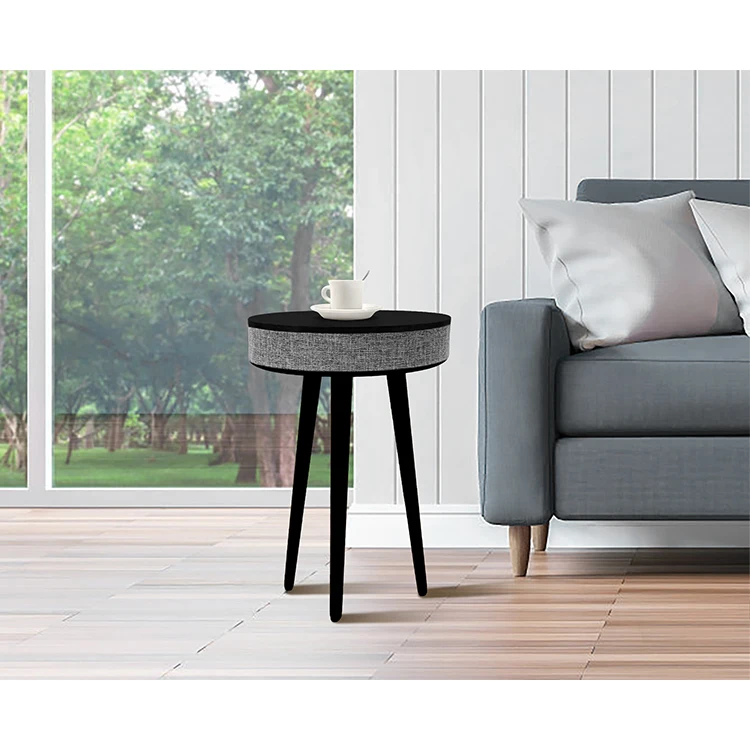 Новинка, Лидер продаж, профессиональная мебель по низкой цене, беспроводная простая колонка из цельной древесины с синими зубьями, умный журнальный столик