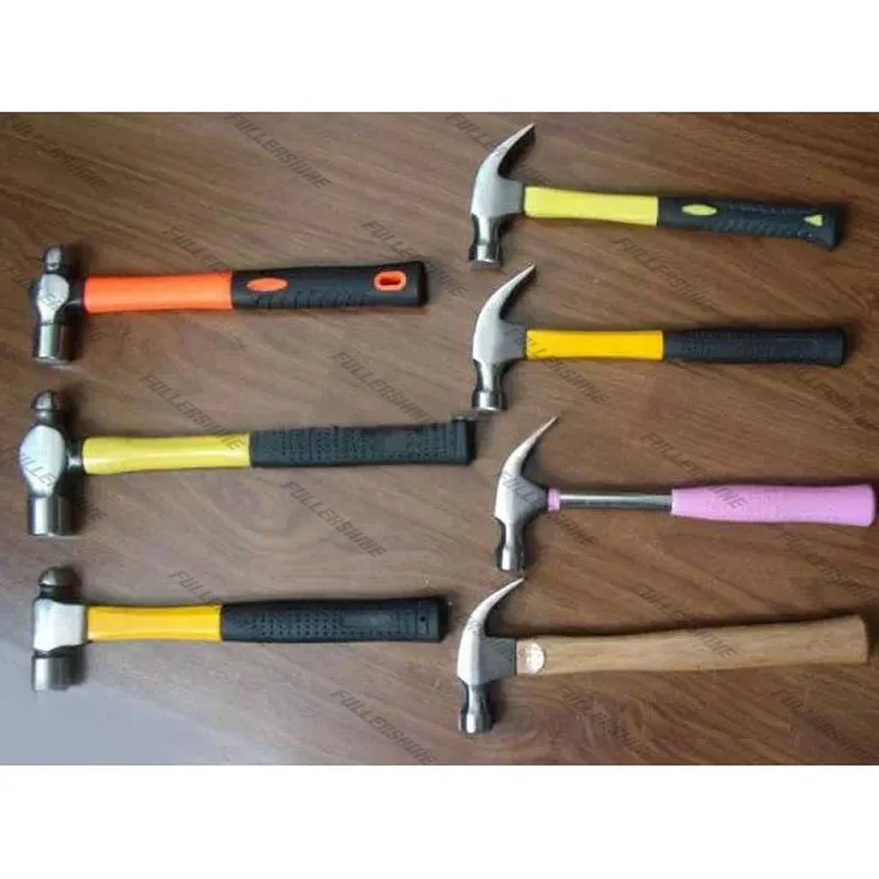 High quality Best Forged Carbon Steel Claw Hammer With Wooden Handle