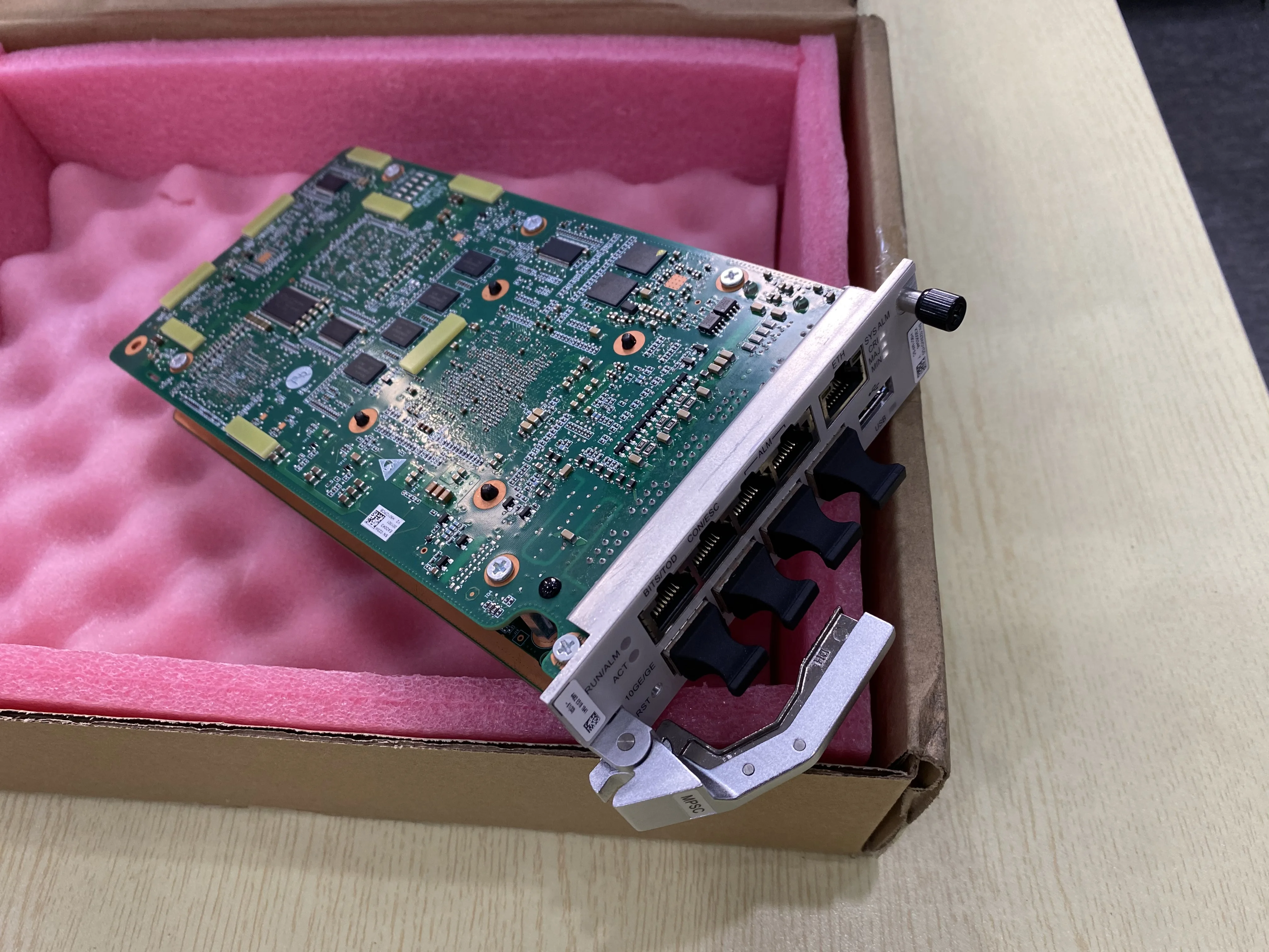 4 port 10GE/GE uplink main control board H901MPSC for Huawei MA5800X2 Fiber optic equipment