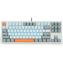 2021 Professional LED Backlit EYOOSO K620 White Gray Backlit Gaming Mechanical Keyboard Mechanical