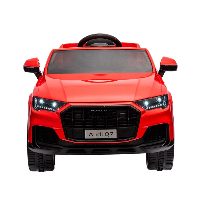 Licensed Audi Q7 kids cars electric ride on car 12v with remote control 4WD children electric toy cars for kids to drive