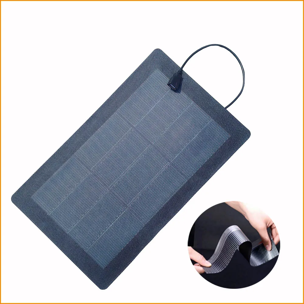 Flexible Lightness Solar Panel Fit Easily On A Day Pack In Expeditions/Trips