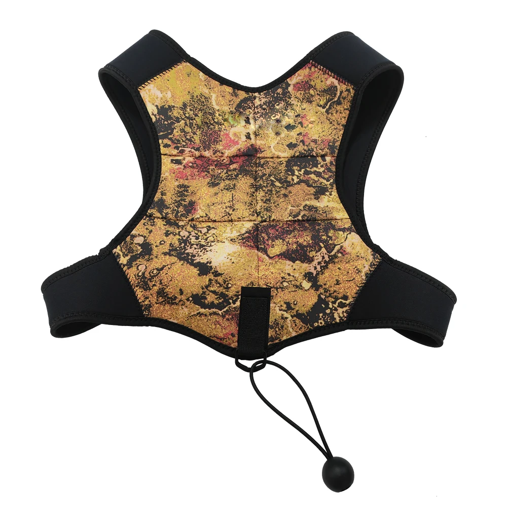 custom 5MM  camouflage neoprene swimming surfing neoprene diving weight vest with adjustment buckle