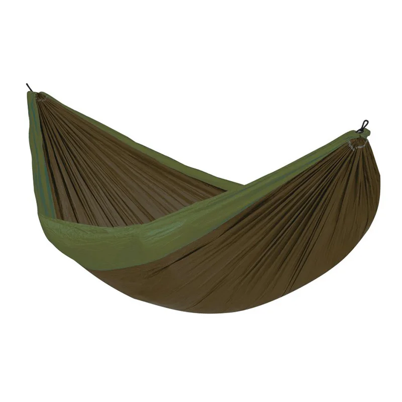Manufacturer wholesale custom logo single and double army parachute nylon lightweight portable outdoor travel camping hammock