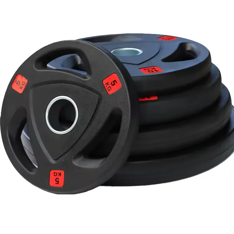 Wholesale price competitive colorful rubber cement Dumbbell piece bumper plates Weight Plate