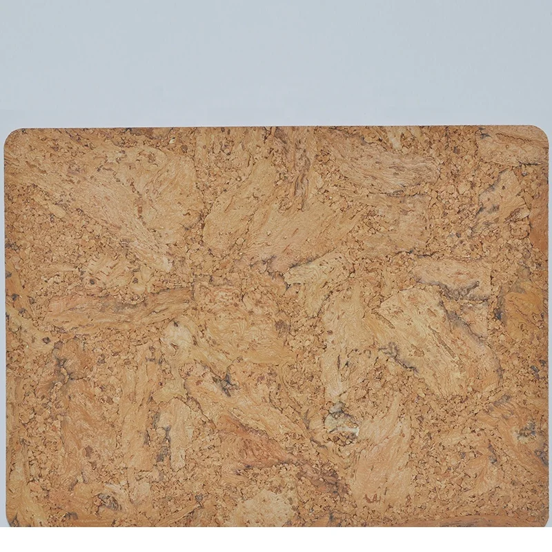 100% biodegradable cork placemat set cork trivet heat proof mat heat insulated pad