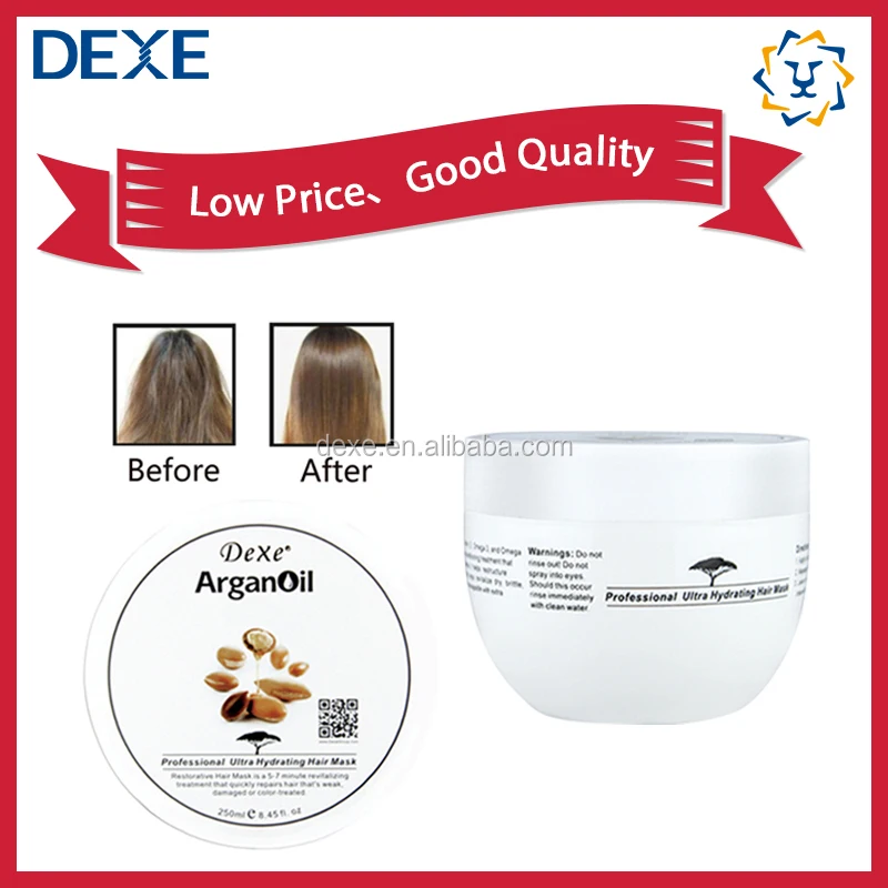 DEXE Natural Organic Argan Oil Moisturizing Hair Mask 250G