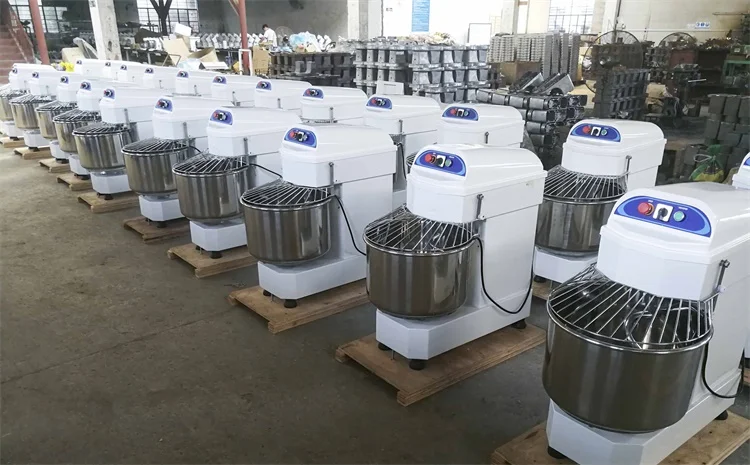 50kg flour capacity 130L Spiral Dough Mixer Bread Making Machine Bakery Equipment With CE Certificate