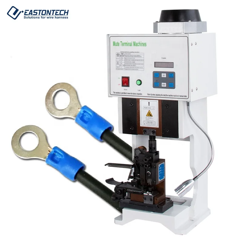 EASTONTECH 1.5T Super Mute OTP Semi Automatic Electrical Terminal Crimping Tools Cable Wire Crimping Machine