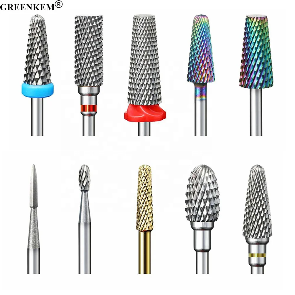 Nail Tungsten Steel Polishing Head Nail Removing Dead Skin Bidirectional Nail Removal Grinding Drill Bits