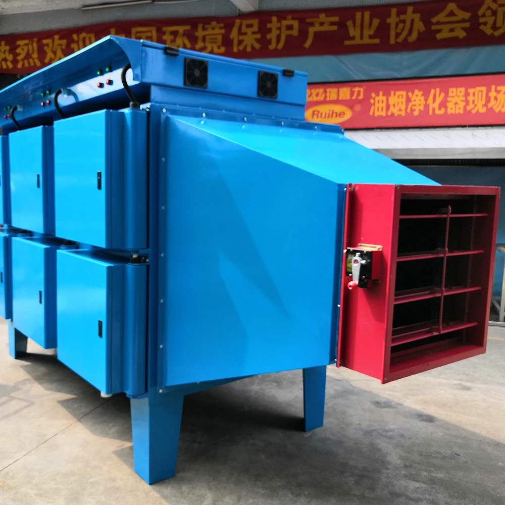 DR AIRE Save 20% Cost  Air Filter Production Line With  ESP  Smoke Filter