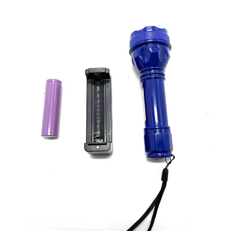 Torch Beautiful Push Switch Cell Lamp Rechargeable Battery Flashlight Hanging