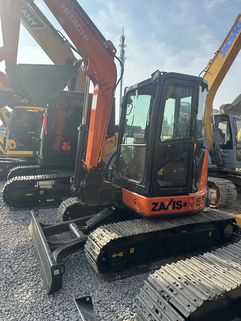 HITACHI ZX 55 Used Digger  5.5 ton Mini second-hand Hitachi  ZX 55 hydraulic excavators With Low Price