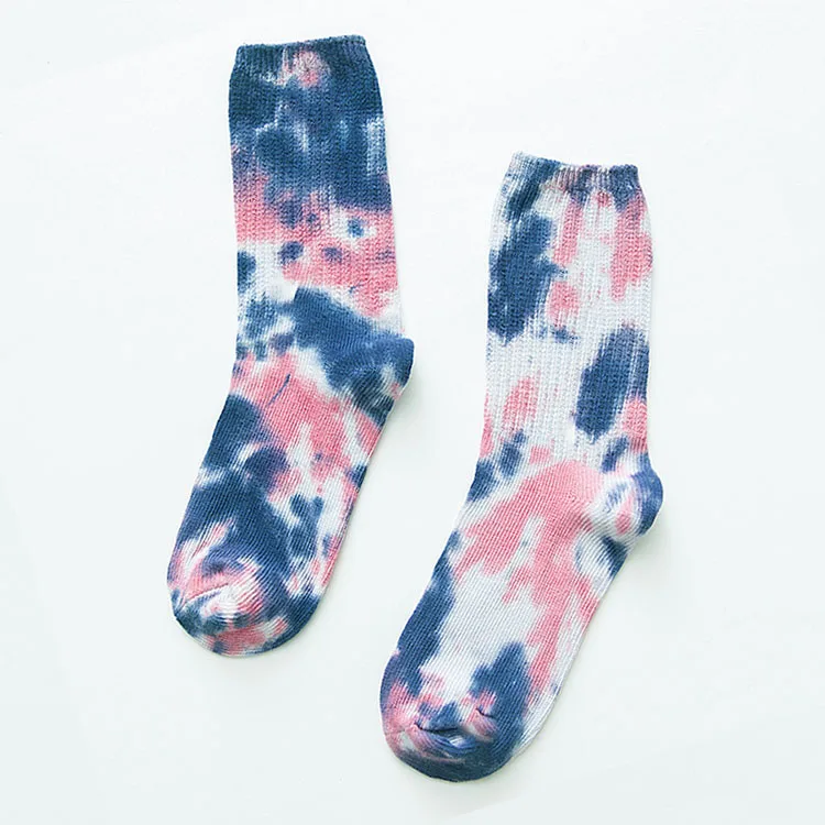  High quality New Comfortable Tie Dye Socks For Men And Women Fashion Skateboard Unisex