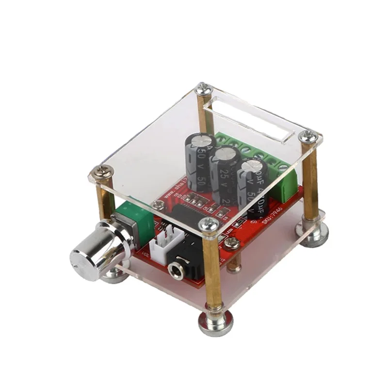 Yamaha Digital Power Amplifier Board 2.0 dual Channel 12W*2 High resolution Class D audio amplifier module 12V with housing