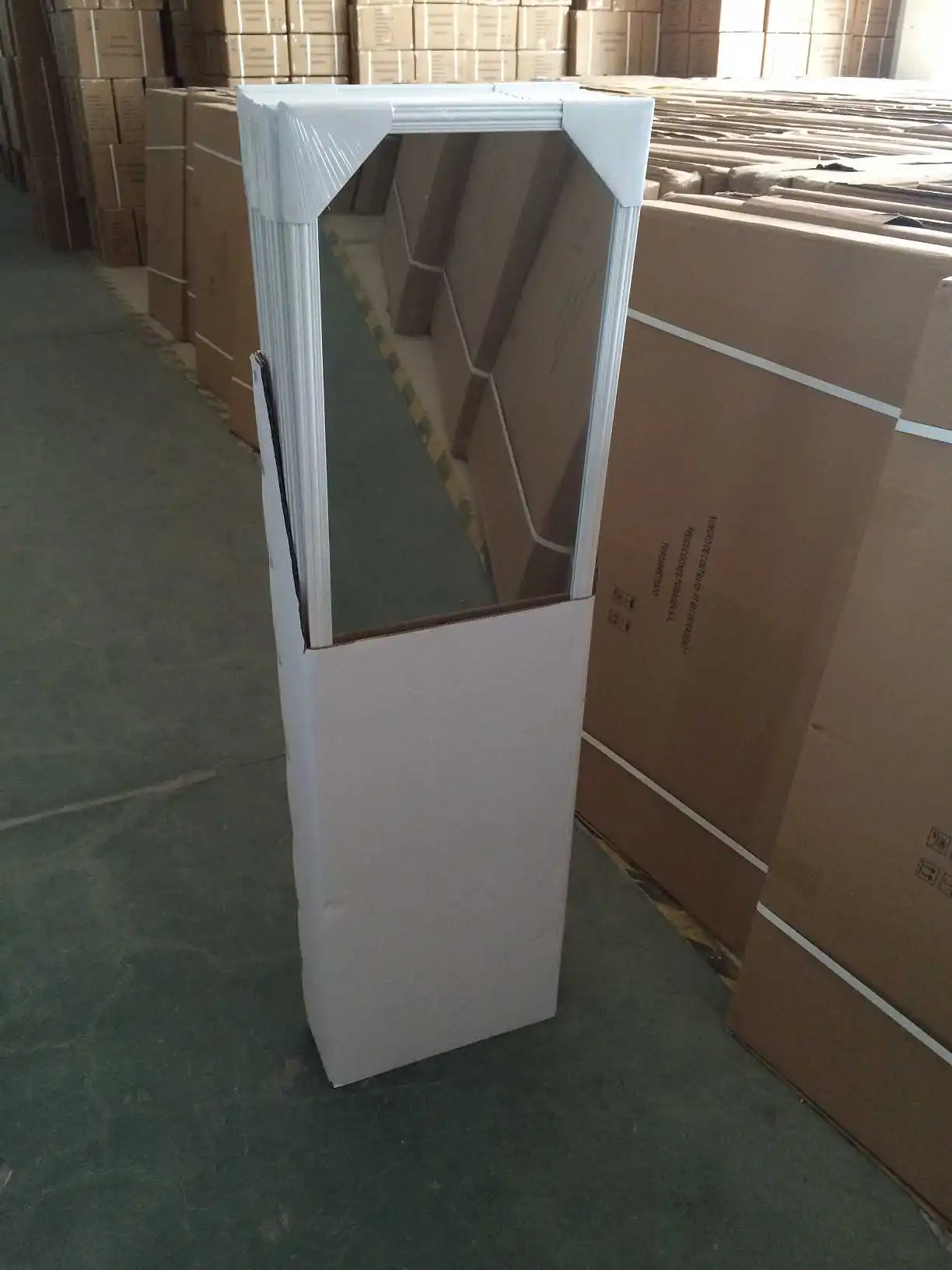 Framed PS Cheap Full Body 125.5*34 CM Wall Fitting Plastic Frame Rectangle Wholesale Student Dormitory Decorative Wall Mirror