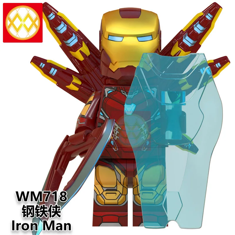  WM6063 супер герой Marvel 4 финальная игра Капитан ТОР антман васп алый ведьма Доктор Странный фильм строительство Blcoks детские