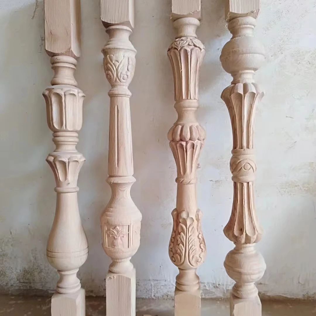 Красная древесина дуба деревянная лестница балясины & столб поручень лестницы протектора шаги Райзер Нюэл пост